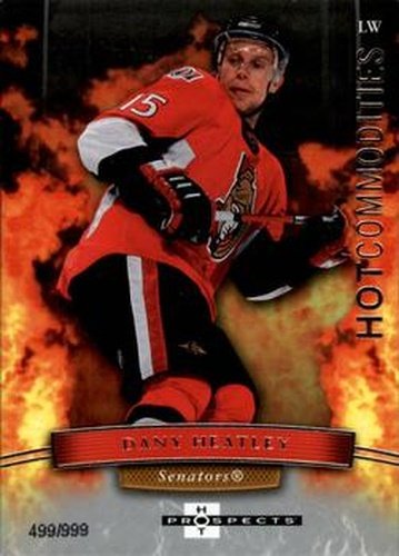 #109 Dany Heatley - Ottawa Senators - 2007-08 Fleer Hot Prospects Hockey