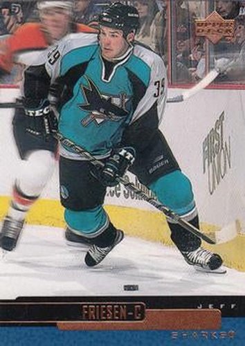 #109 Jeff Friesen - San Jose Sharks - 1999-00 Upper Deck Hockey