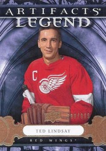#109 Ted Lindsay - Detroit Red Wings - 2009-10 Upper Deck Artifacts Hockey