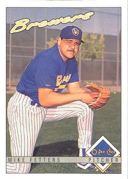 #109 Mike Fetters - Milwaukee Brewers - 1993 O-Pee-Chee Baseball