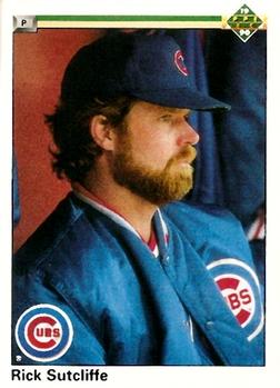 #109 Rick Sutcliffe - Chicago Cubs - 1990 Upper Deck Baseball