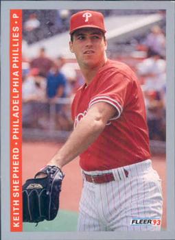 #109 Keith Shepherd - Philadelphia Phillies - 1993 Fleer Baseball