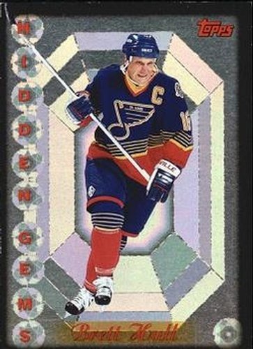 #10HG Brett Hull - St. Louis Blues - 1995-96 Topps Hockey - Hidden Gems
