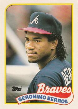 #10T Geronimo Berroa - Atlanta Braves - 1989 Topps Traded Baseball