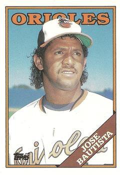 #10T Jose Bautista - Baltimore Orioles - 1988 Topps Traded Baseball