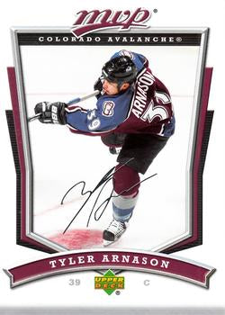 #10 Tyler Arnason - Colorado Avalanche - 2007-08 Upper Deck MVP Hockey
