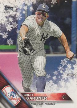 #HMW10 Brett Gardner - New York Yankees - 2016 Topps Holiday Baseball