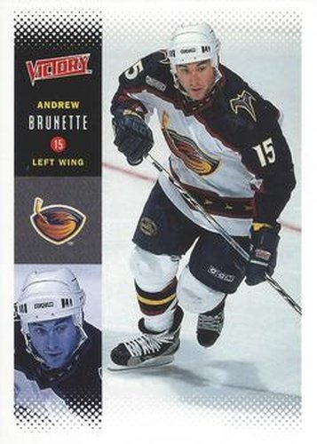 #10 Andrew Brunette - Atlanta Thrashers - 2000-01 Upper Deck Victory Hockey