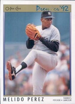 #10 Melido Perez - New York Yankees - 1992 O-Pee-Chee Premier Baseball