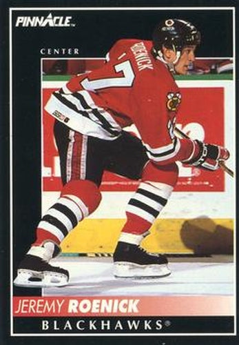 #10 Jeremy Roenick - Chicago Blackhawks - 1992-93 Pinnacle Canadian Hockey