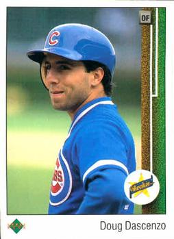 #10 Doug Dascenzo - Chicago Cubs - 1989 Upper Deck Baseball