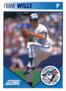 #10 Frank Wills - Toronto Blue Jays - 1991 Score Toronto Blue Jays Baseball