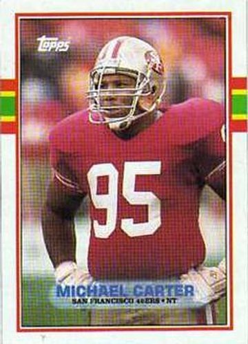 #10 Michael Carter - San Francisco 49ers - 1989 Topps Football