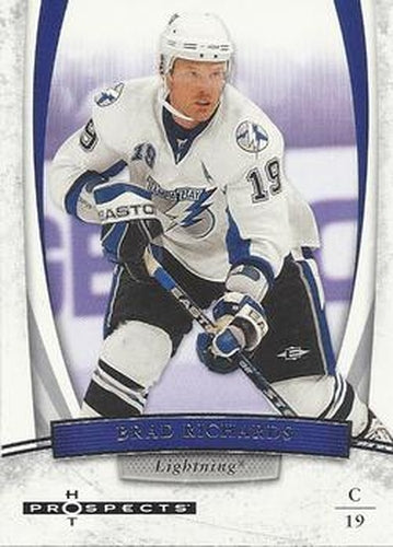 #10 Brad Richards - Tampa Bay Lightning - 2007-08 Fleer Hot Prospects Hockey