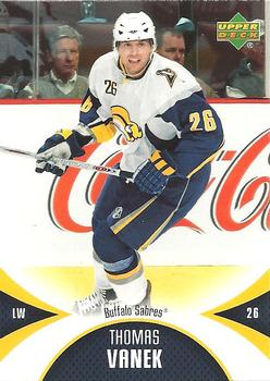 #10 Thomas Vanek - Buffalo Sabres - 2006-07 Upper Deck Mini Jersey Hockey