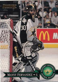 #10 Manny Fernandez - Dallas Stars - 1995-96 Donruss Hockey