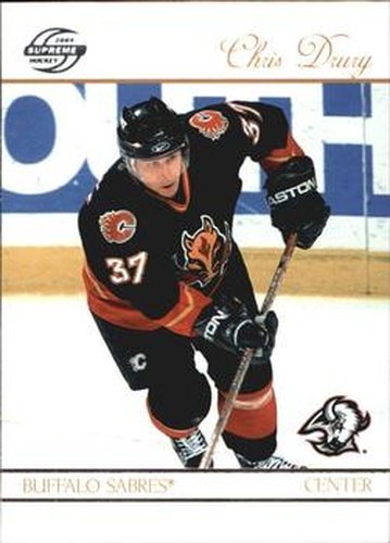 #10 Chris Drury - Buffalo Sabres - 2003-04 Pacific Supreme Hockey