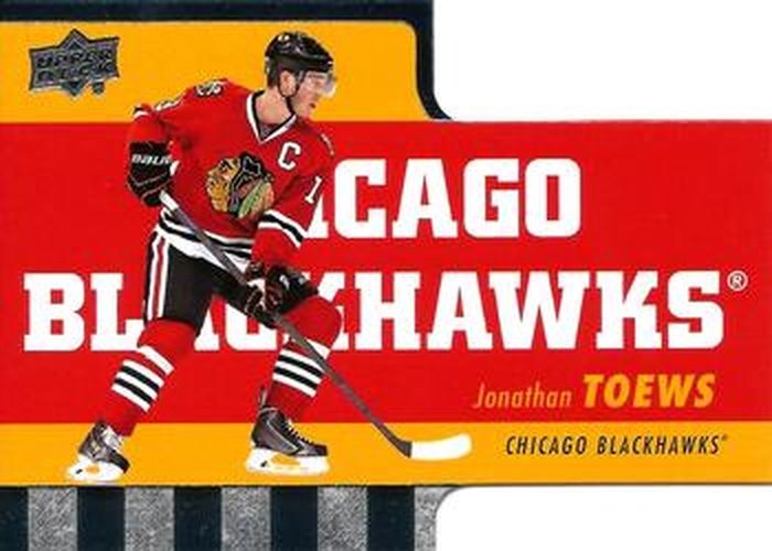 #TH-10 Jonathan Toews - Chicago Blackhawks - 2015-16 Upper Deck Tim Hortons Hockey - Die Cuts