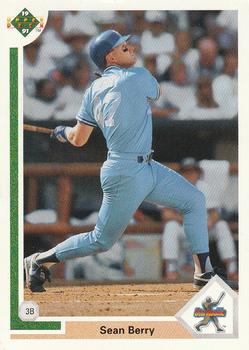 #10 Sean Berry - Kansas City Royals - 1991 Upper Deck Baseball