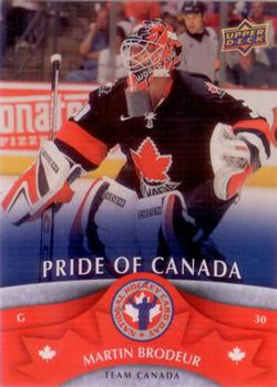 #NHCD10 Martin Brodeur - Canada - 2013 Upper Deck National Hockey Card Day Canada