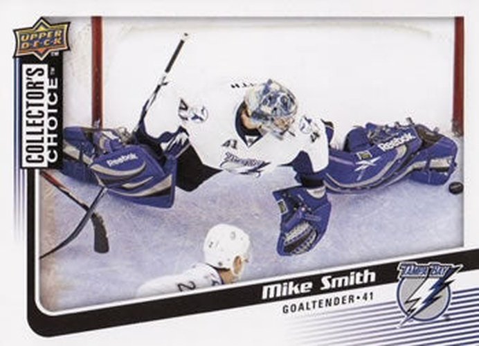 #10 Mike Smith - Tampa Bay Lightning - 2009-10 Collector's Choice Hockey