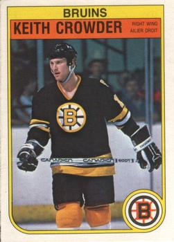 #10 Keith Crowder - Boston Bruins - 1982-83 O-Pee-Chee Hockey