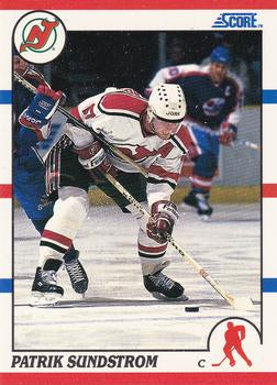 #10 Patrik Sundstrom - New Jersey Devils - 1990-91 Score Hottest and Rising Stars Hockey