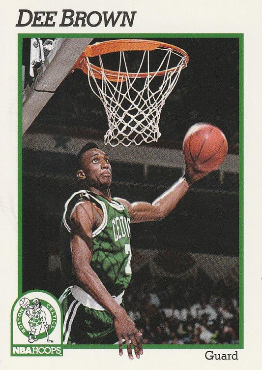 #10 Dee Brown - Boston Celtics - 1991-92 Hoops Basketball