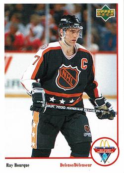 #Mc-10 Ray Bourque - Boston Bruins - 1991-92 Upper Deck McDonald's All-Stars Hockey