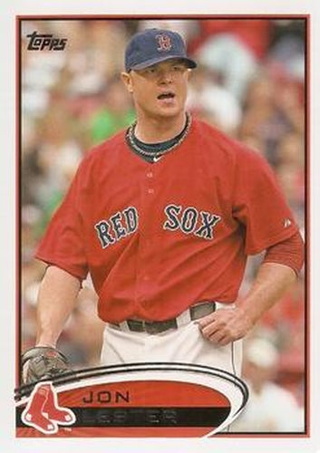 #10 Jon Lester - Boston Red Sox - 2012 Topps Baseball