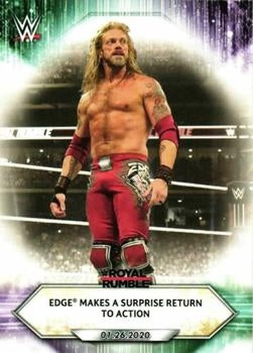 #10 Edge Makes A Surprise Return to Action - 2021 Topps WWE Wrestling