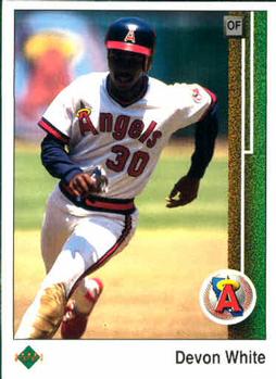 #110 Devon White - California Angels - 1989 Upper Deck Baseball