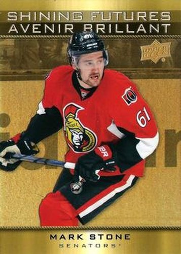 #SF-10 Mark Stone - Ottawa Senators - 2015-16 Upper Deck Tim Hortons Hockey - Shining Futures