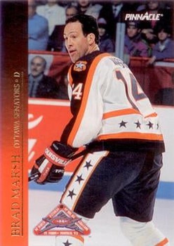 #10 Brad Marsh - Ottawa Senators - 1993-94 Score Canadian Hockey - Pinnacle All-Stars Canadian