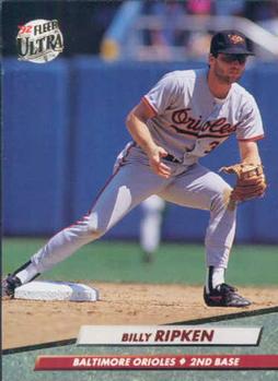 #10 Billy Ripken - Baltimore Orioles - 1992 Ultra Baseball
