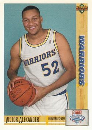 #10 Victor Alexander - Golden State Warriors - 1991-92 Upper Deck Basketball