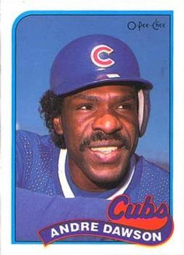 #10 Andre Dawson - Chicago Cubs - 1989 O-Pee-Chee Baseball