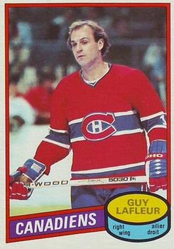 #10 Guy Lafleur - Montreal Canadiens - 1980-81 O-Pee-Chee Hockey