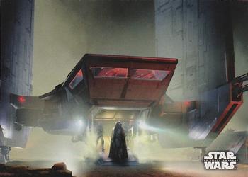 #10 First Order Landing - 2015 Topps Star Wars The Force Awakens - Concept Art