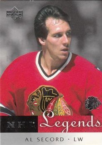 #10 Al Secord - Chicago Blackhawks - 2001-02 Upper Deck Legends Hockey