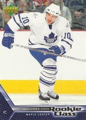 #10 Alexander Steen - Toronto Maple Leafs - 2005-06 Upper Deck Rookie Class Box Set Hockey