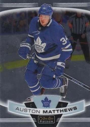 #10 Auston Matthews - Toronto Maple Leafs - 2019-20 O-Pee-Chee Platinum Hockey