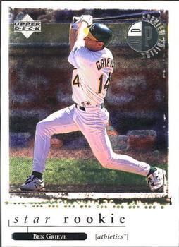 #10 Ben Grieve - Oakland Athletics - 1998 Upper Deck - Rookie Edition Preview Baseball