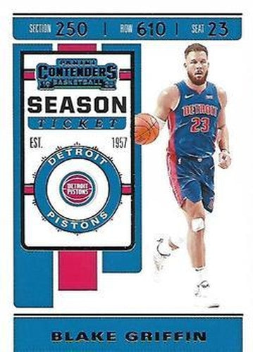 #10 Blake Griffin - Detroit Pistons - 2019-20 Panini Contenders Basketball