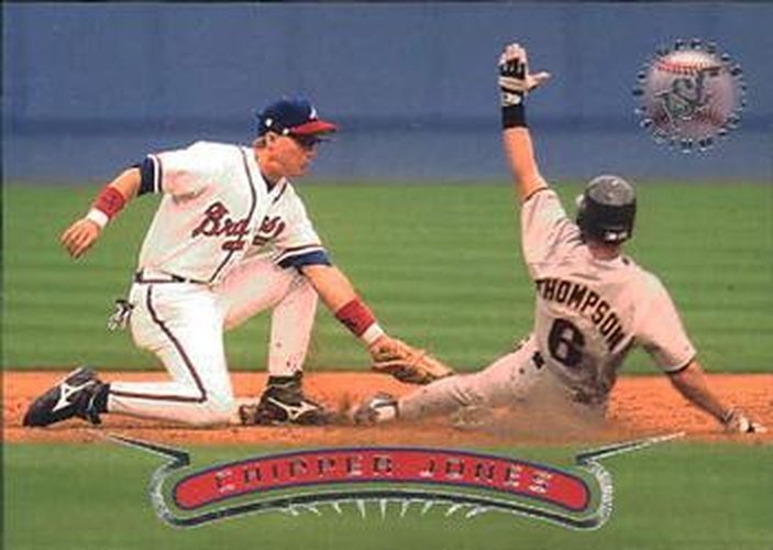 #10 Chipper Jones - Atlanta Braves - 1996 Stadium Club Baseball