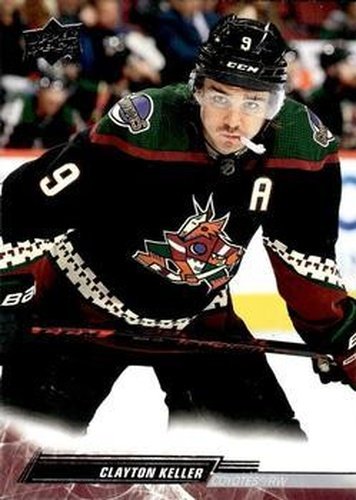 #10 Clayton Keller - Arizona Coyotes - 2022-23 Upper Deck Hockey