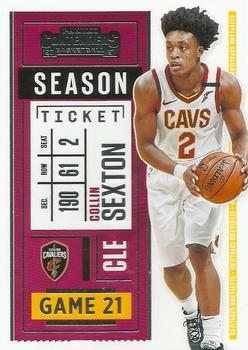 #10 Collin Sexton - Cleveland Cavaliers - 2020-21 Panini Contenders Basketball