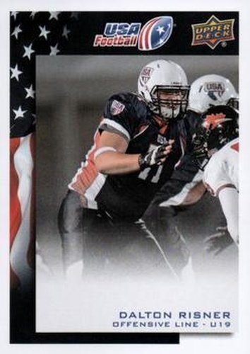 #10 Dalton Risner - USA - 2014 Upper Deck USA Football