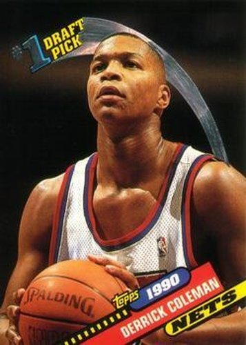 #10 Derrick Coleman - New Jersey Nets - 1992-93 Topps Archives Basketball