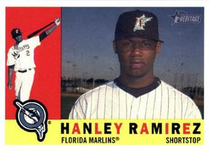 #10 Hanley Ramirez - Florida Marlins - 2009 Topps Heritage Baseball